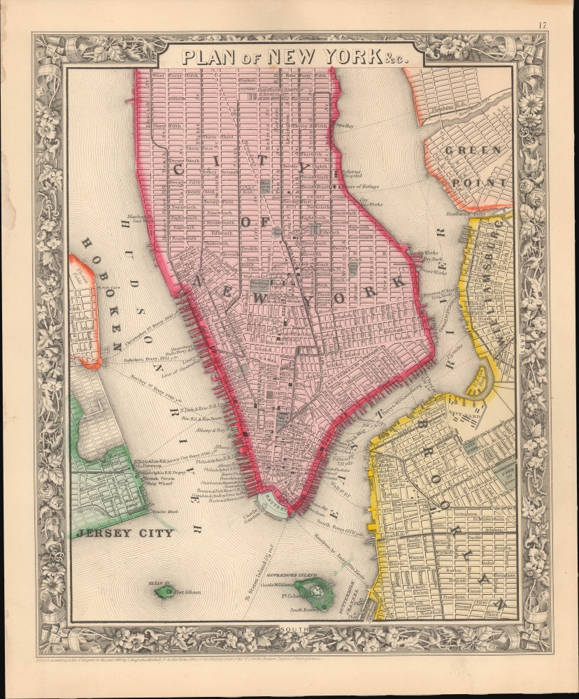 Plan of New York etc. - Main View