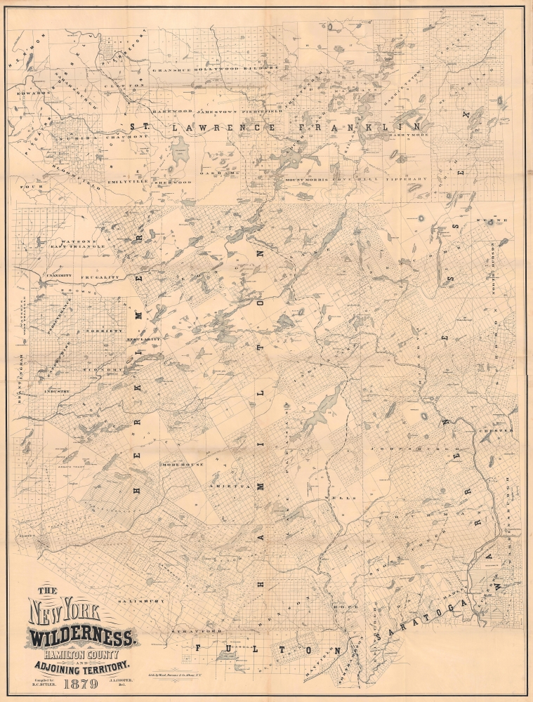 The New York Wilderness. Hamilton County and Adjoining Territory. - Main View