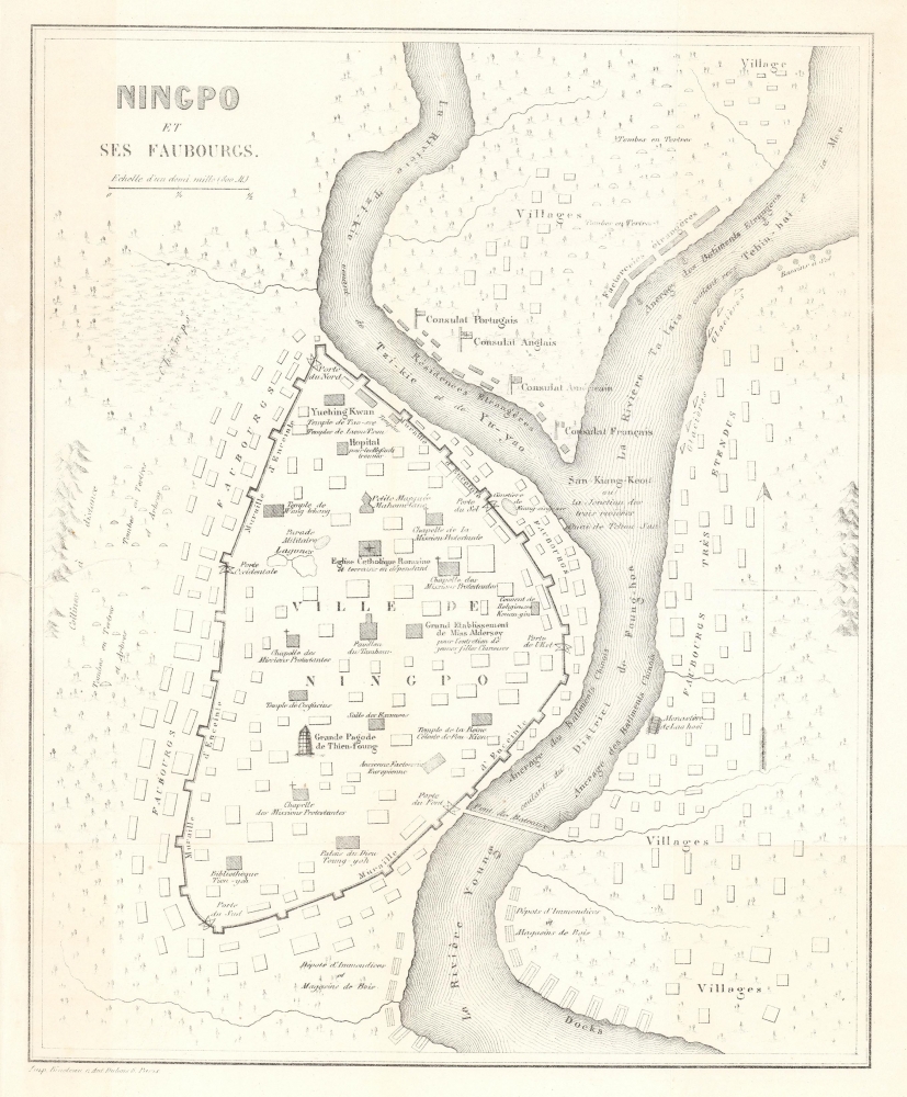 Ningpo et ses Faubourgs. - Main View