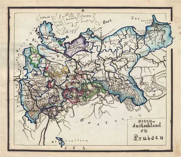 Noord-duitschland en Pruisen. - Main View