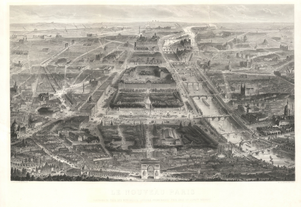 Le Nouveau Paris Panorama de Tous Ses Monuments, Jardins, Promenades; Pris sous un Aspect Nouveau. - Main View