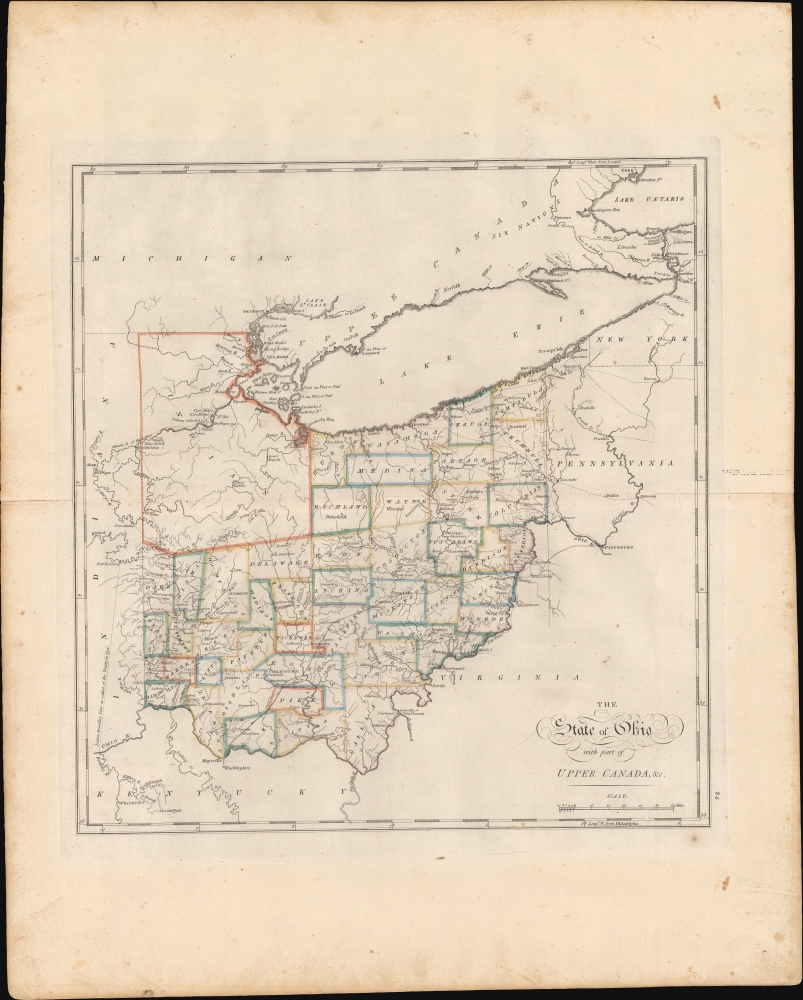 The State of Ohio with part of Upper Canada, etc. - Main View