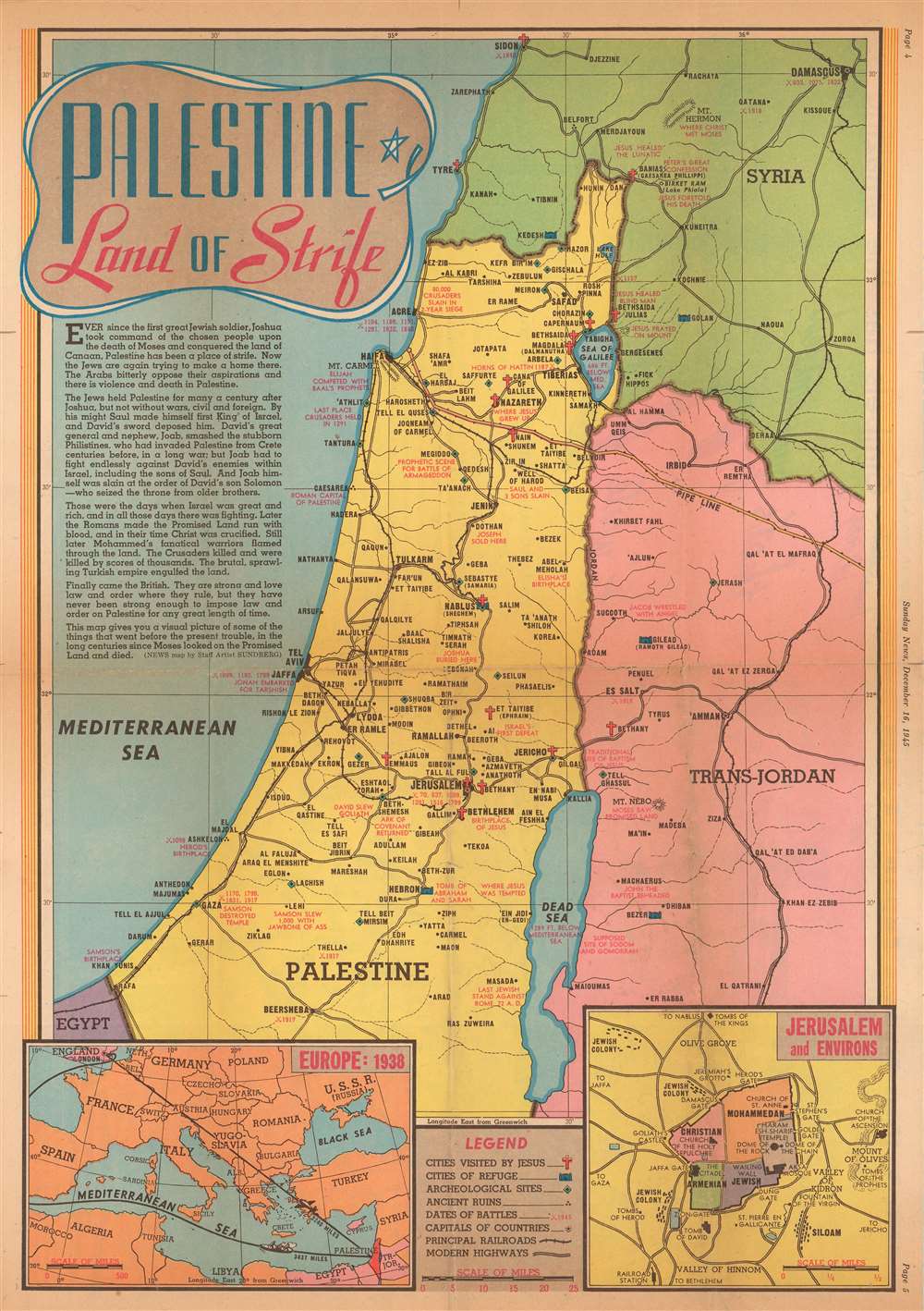 Palestine Sundberg 1945 