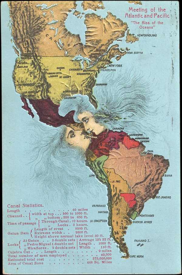 Meeting of the Atlantic and Pacific. 'The Kiss of the Oceans'. - Main View