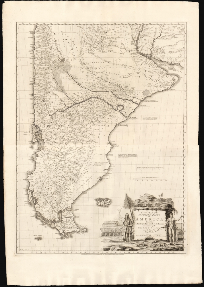 A New Map of the Southern Parts of America. - Main View