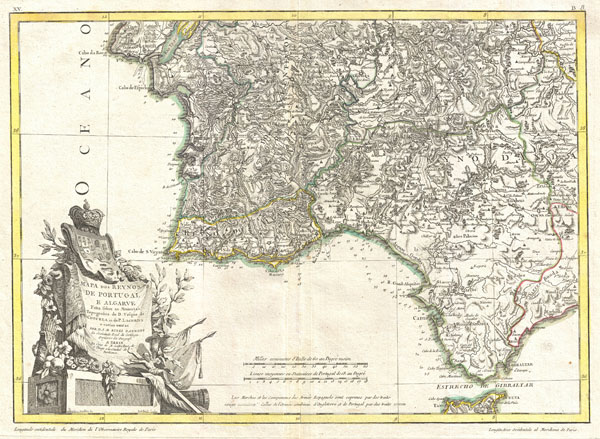 Mapa dos Reynos de Portugal e Algarve. - Main View