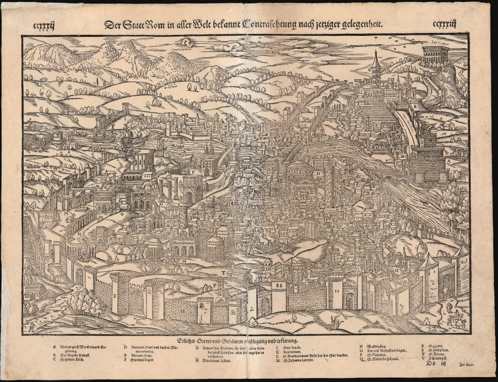 Der Statt Rom in aller Welt bekannt Contrafehtung nach jetziger gelegenheit. - Main View