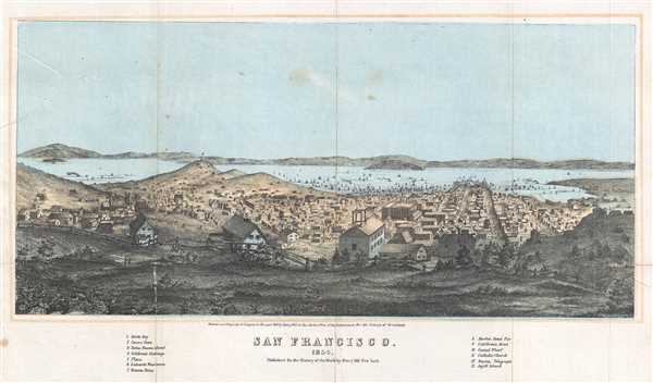 San Francisco. 1854. - Main View