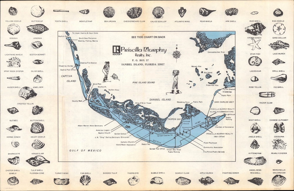 1980 Murphy Realty Map of Sanibel and Captiva