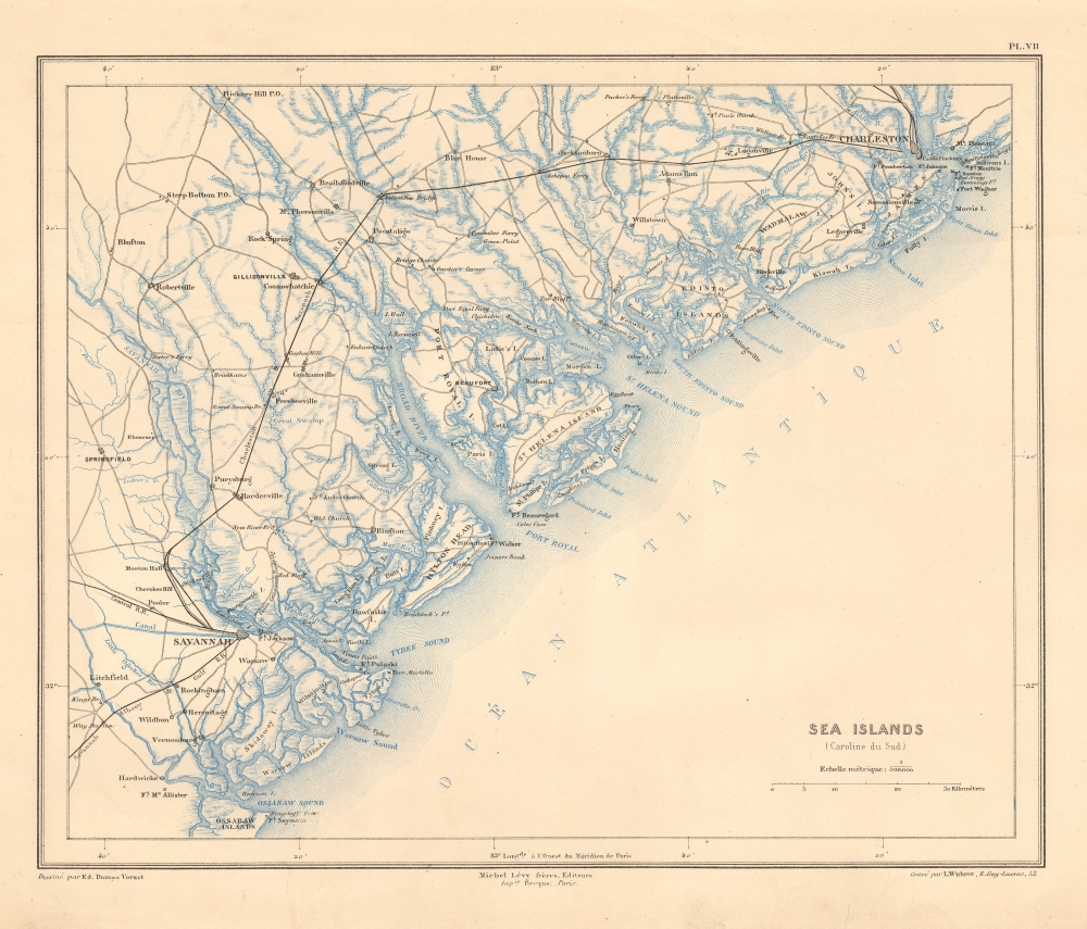 Sea Islands (Caroline due Sud). - Main View