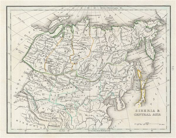 Siberia & Central Asia. - Main View