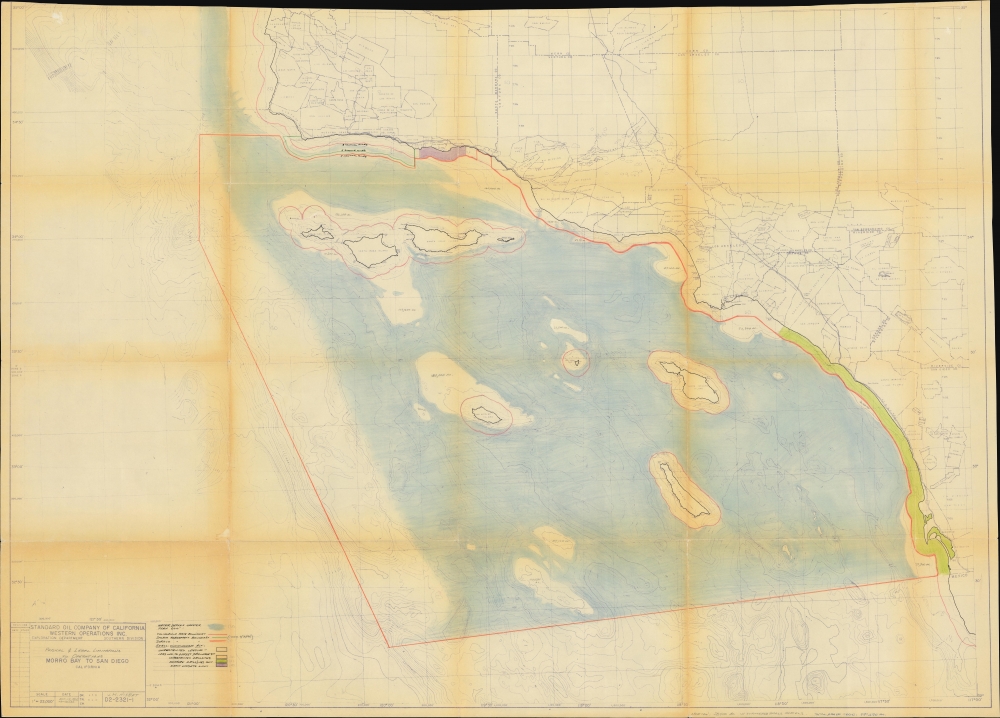 Morro Bay to San Diego California Generalized Areal Geology / Physical and Legal Limitations to Operations Morro Bay to San Diego California. - Alternate View 2