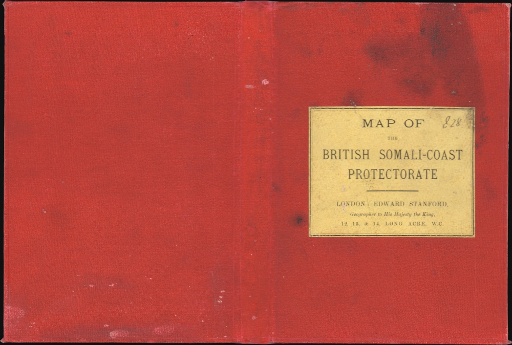 Map of the British Somali-Coast Protectorate. - Alternate View 2