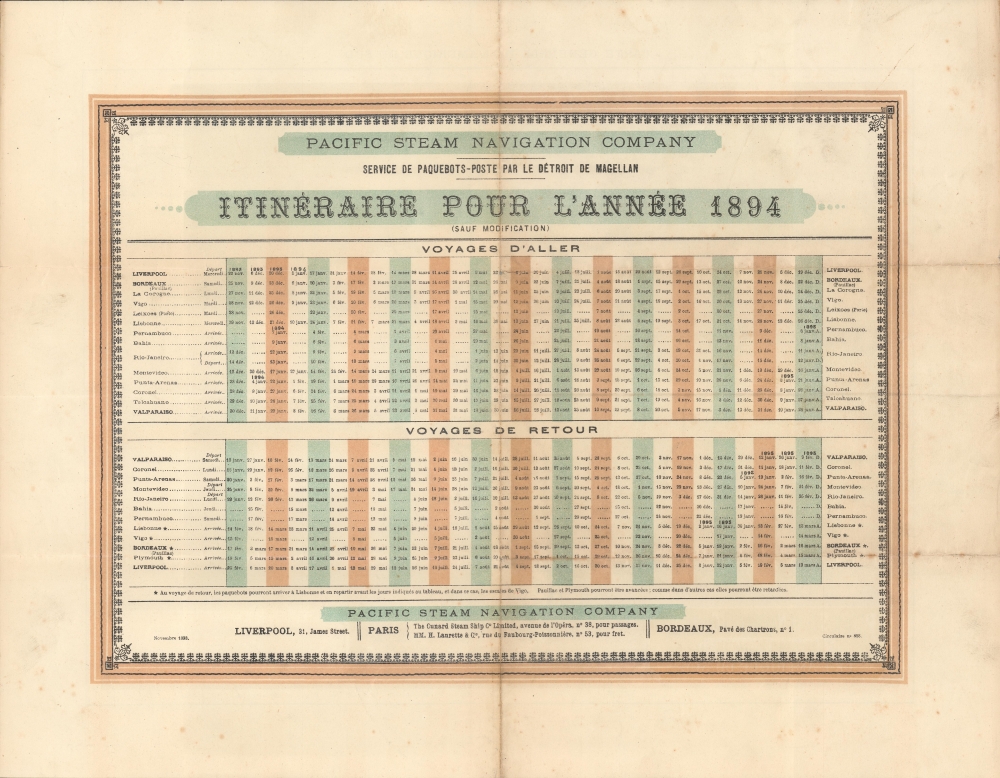 Carte générale de l'Amérique du Sud. - Alternate View 1