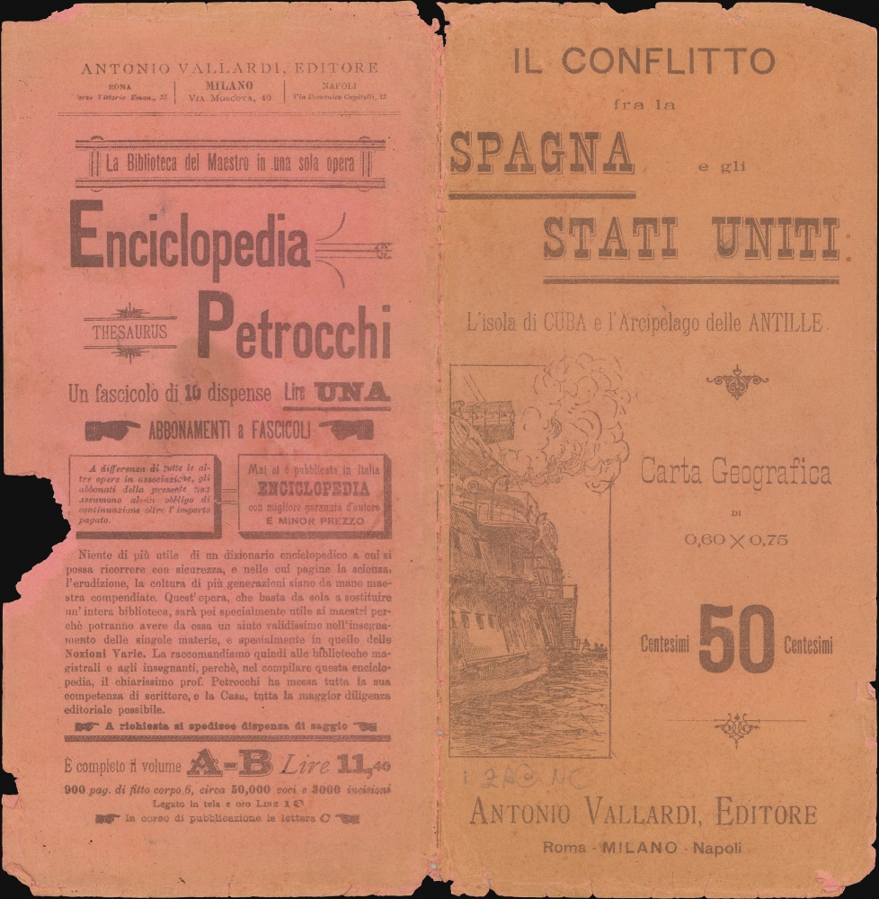 Il conflitto fra la Spagna e gli Stati Uniti L'Isola di Cuba e l'Arcipelago delle Antille. - Alternate View 1