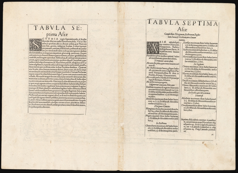 [Tabula Septima Asiae]. - Alternate View 1