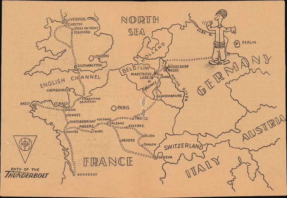 83d United States Infantry Division. The Thunderbolt Division. The Thunderbolt Across Europe. - Alternate View 5