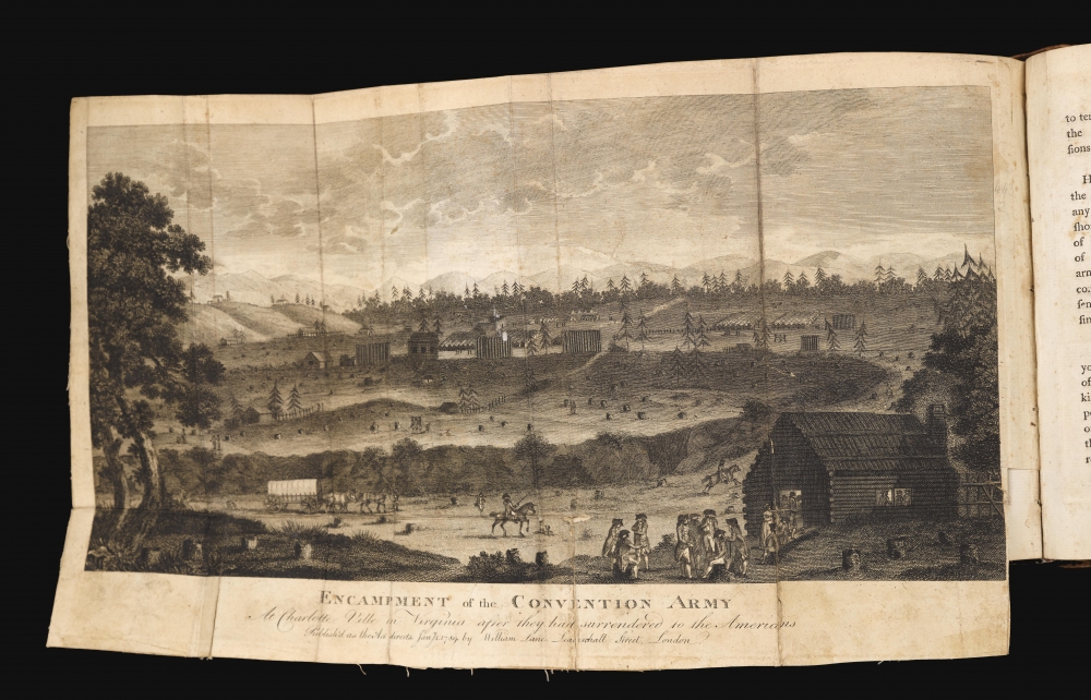 Map for the Interior Travels through America delineating the March of the Army. / Travels through the interior parts of America. In a series of letters. By an officer. - Alternate View 5