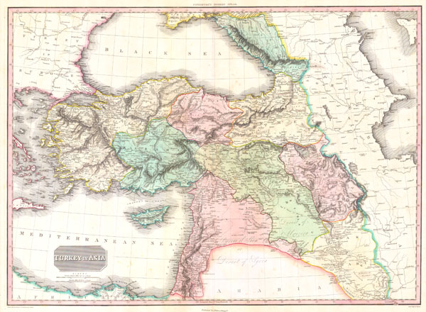 Turkey in Asia.: Geographicus Rare Antique Maps