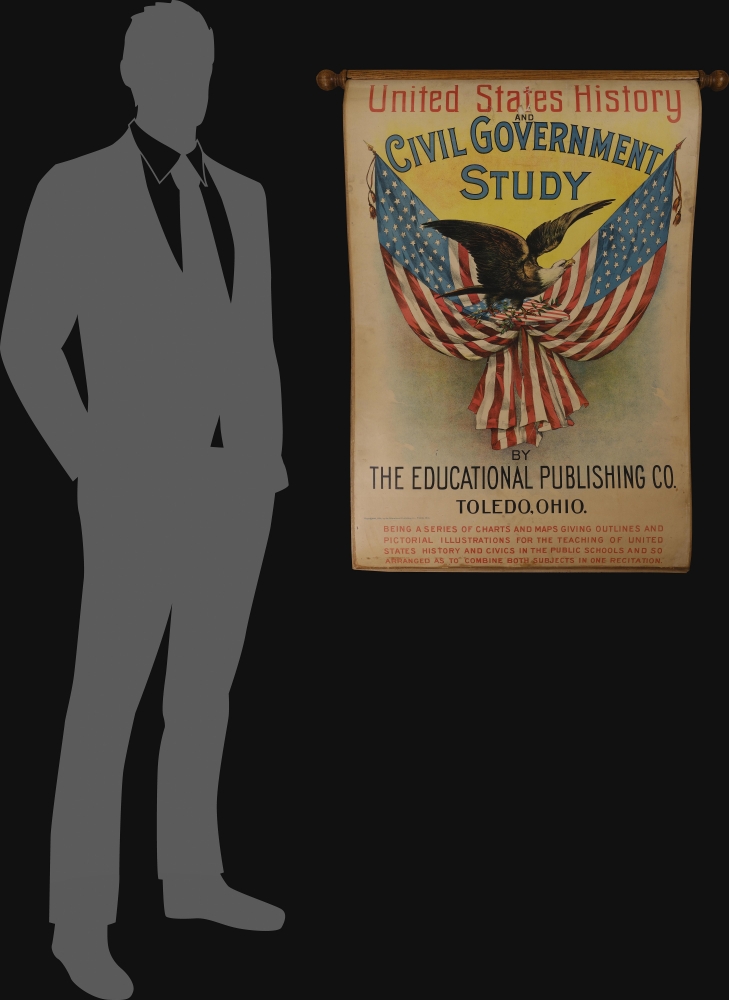 United States History and Government Study. Being a Series of Charts and Maps Giving Outlines and Pictorial Illustrations for the Teaching of United States History and Civics in the Public Schools... - Alternate View 1