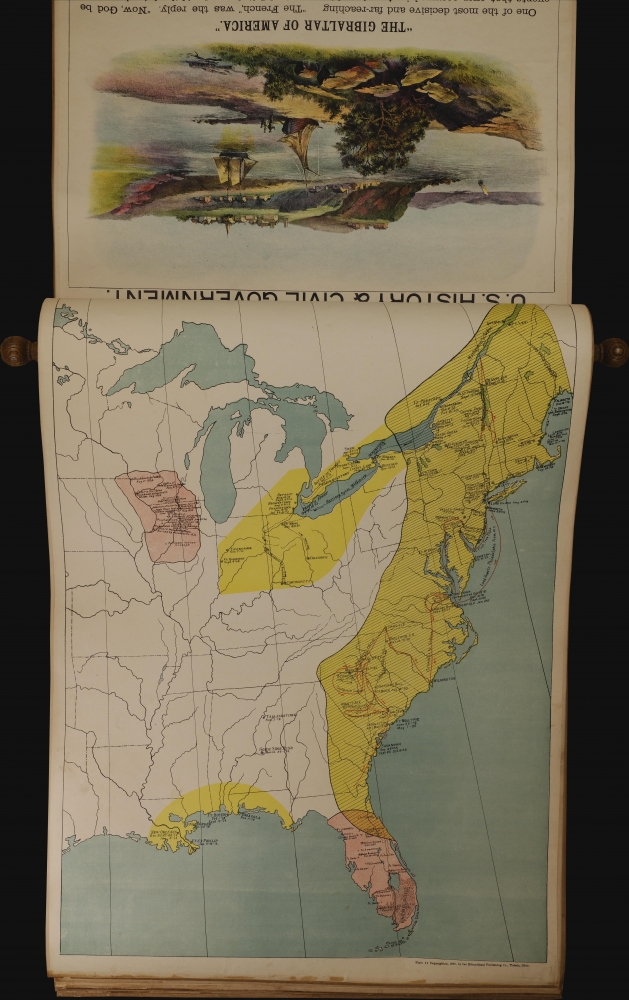 United States History and Government Study. Being a Series of Charts and Maps Giving Outlines and Pictorial Illustrations for the Teaching of United States History and Civics in the Public Schools... - Alternate View 5