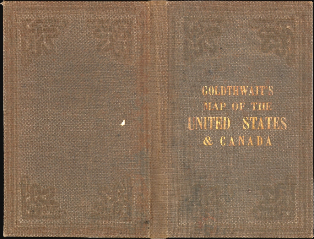 Goldthwait's Map of the United States and Canada, exhibiting the Railroads with their distances, single and double tracks and width of gauge. - Alternate View 2