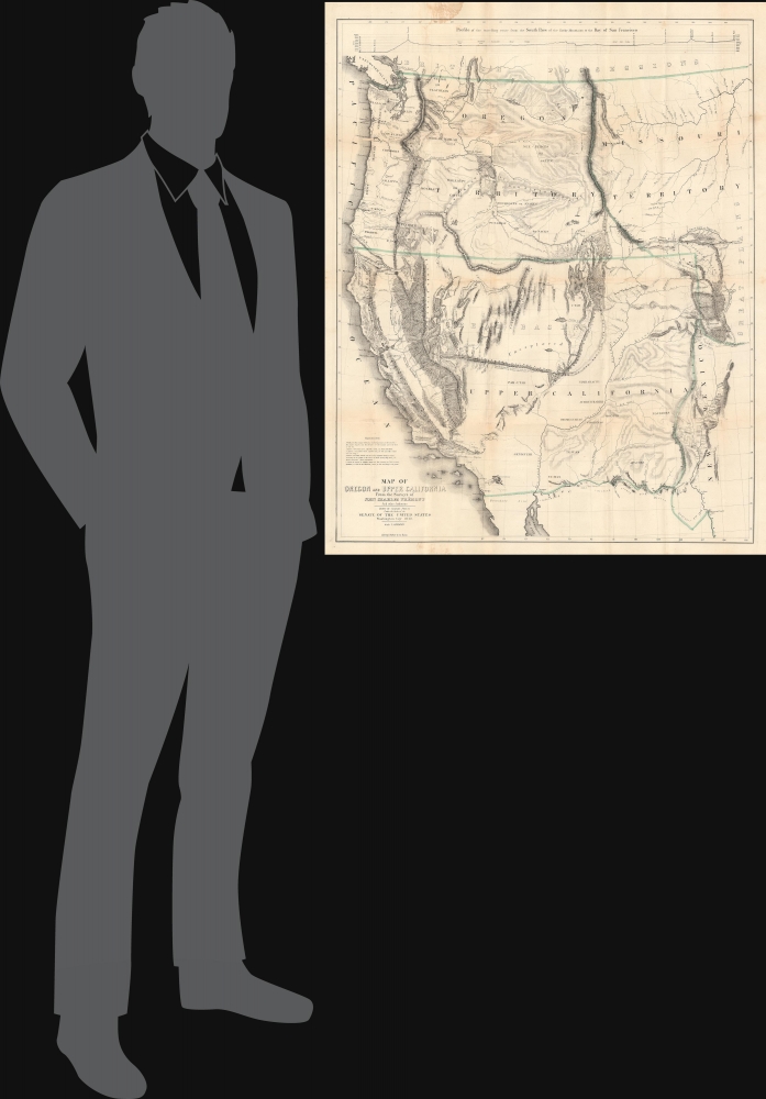 Map of Oregon and Upper California From the Surveys of John Charles Frémont. - Alternate View 1