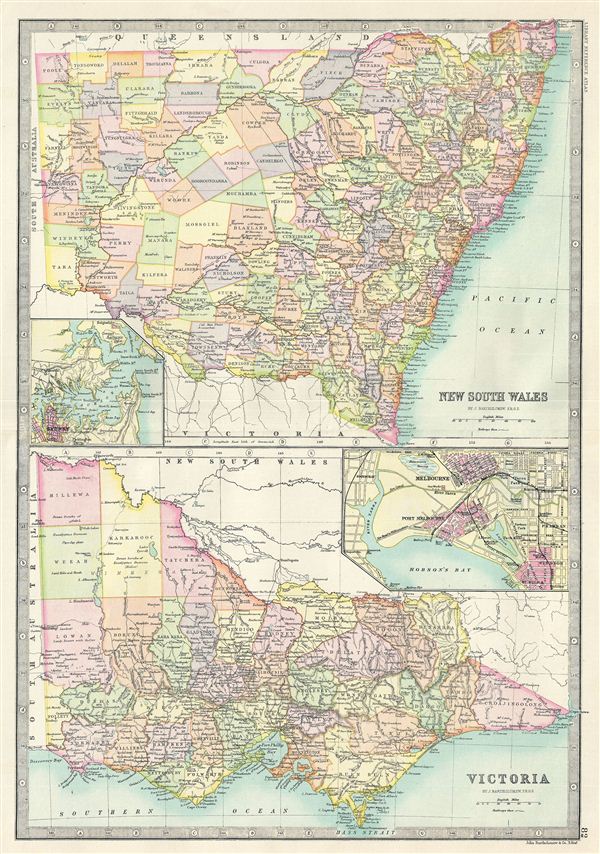 New South Wales.  Victoria. - Main View