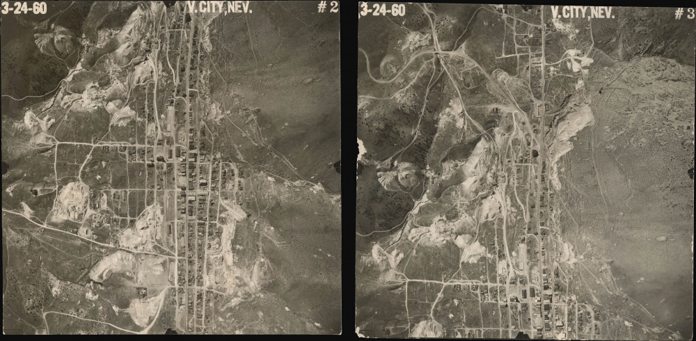 1960 Aerial Photographs of Virginia City, Nevada