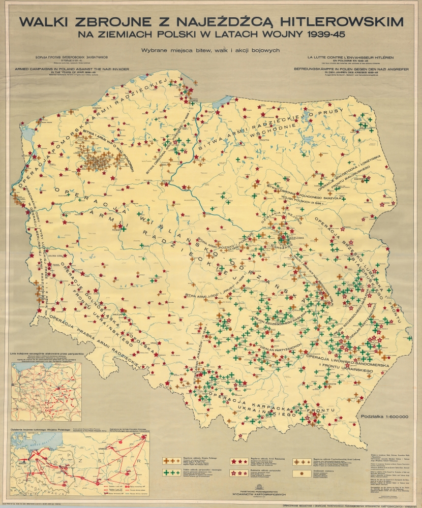 Walki Zbrojne z Najeźdźcą Hitlerowskim na Ziemiach Polski w Latach Wojny 1939 - 45. / Armed Campaigns in Poland Against the Nazi Invader in the Years of War 1939 - 1945. - Main View