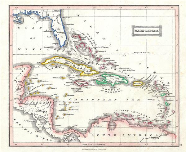West Indies.: Geographicus Rare Antique Maps