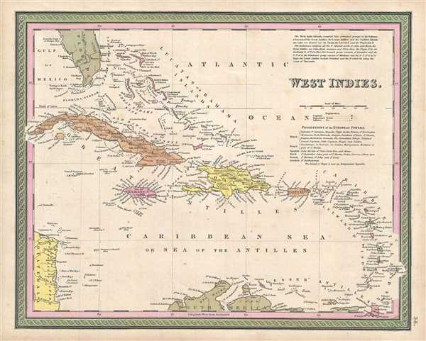 West Indies.: Geographicus Rare Antique Maps