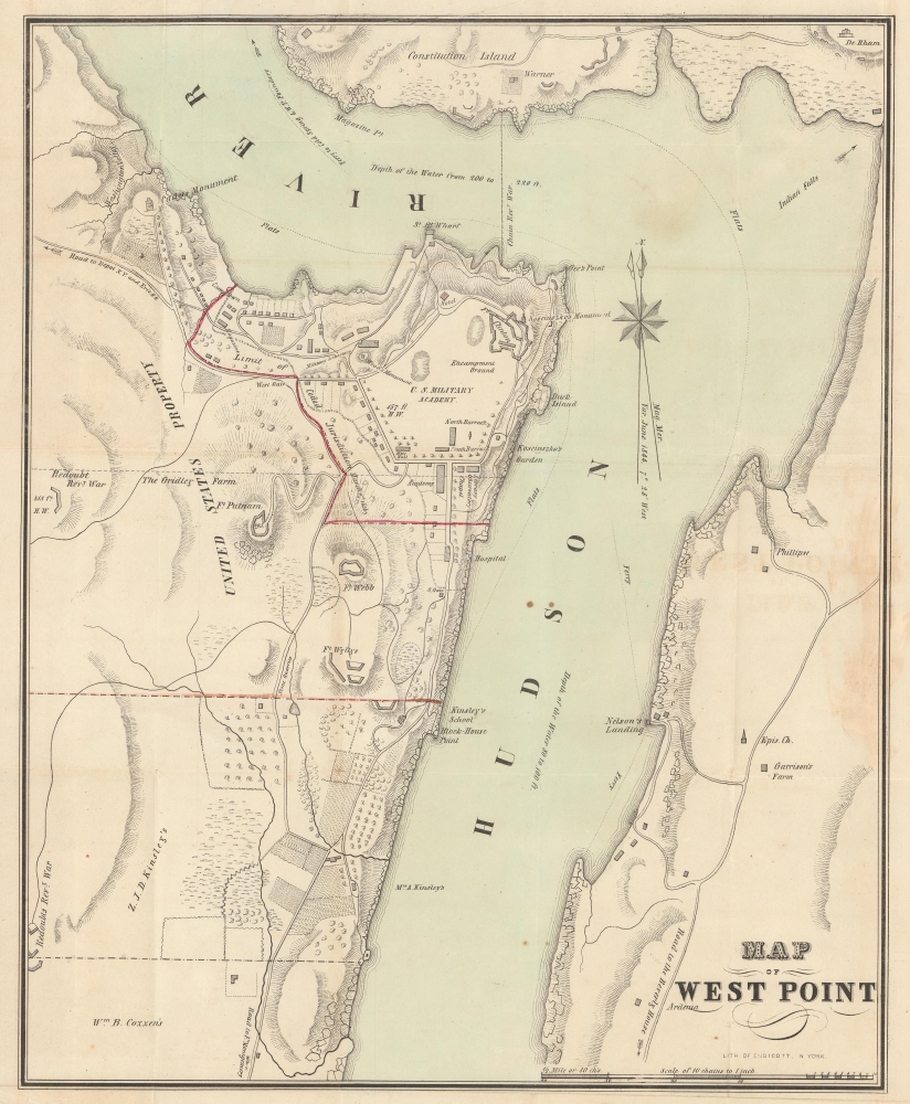 Map of West Point. - Main View