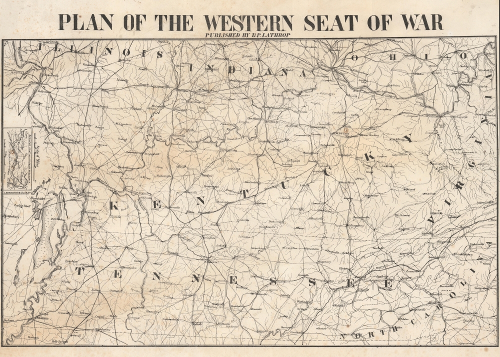 Plan of the Western Seat of War. - Main View