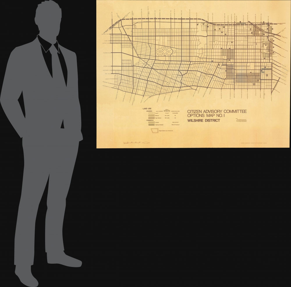 Citizen Advisory Committee Options Map No. 1. Wilshire District. - Alternate View 1