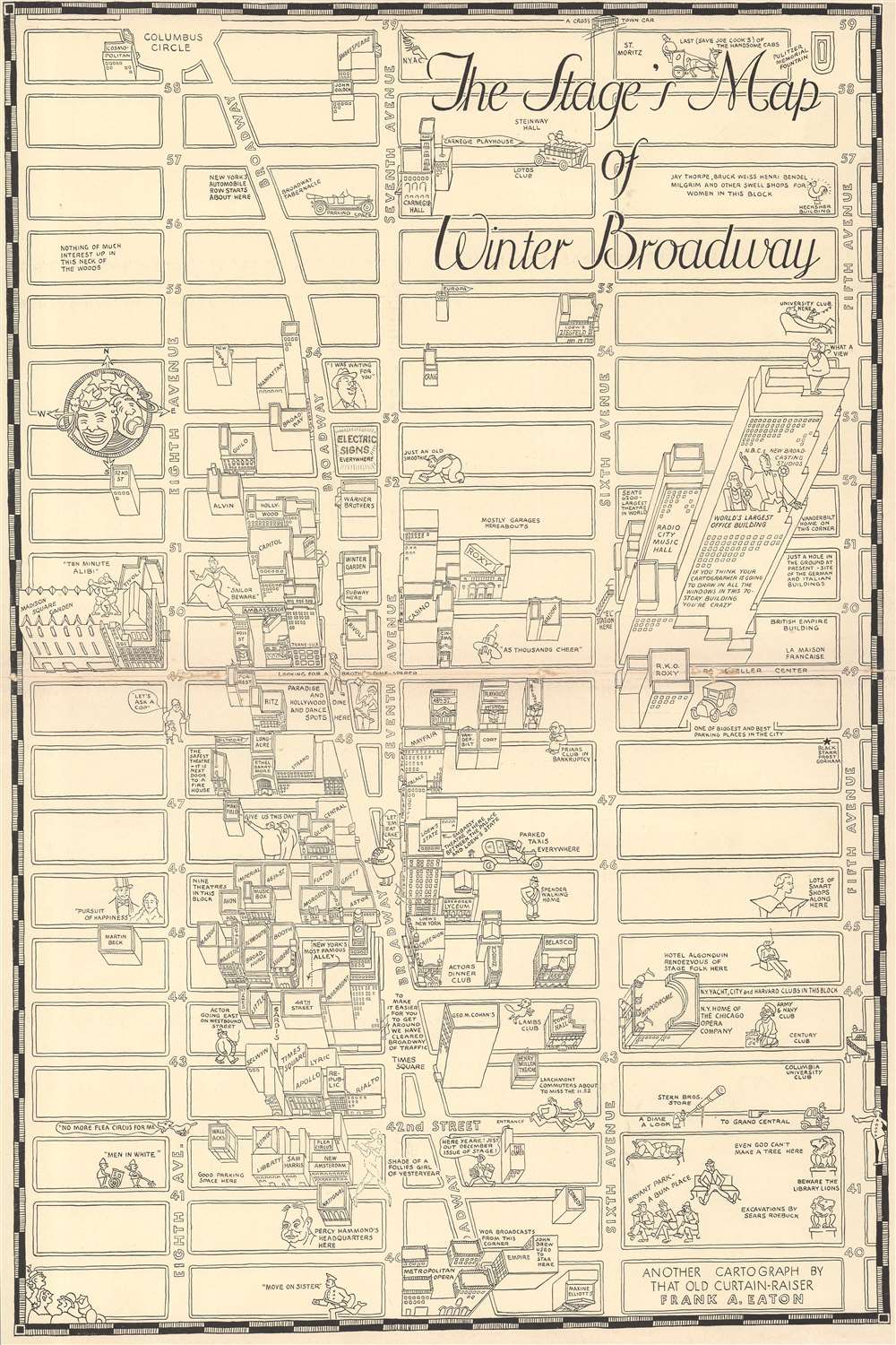 The Stage's Map of Winter Broadway. - Main View