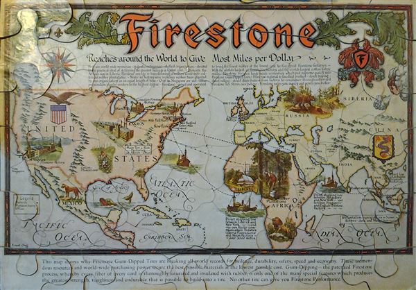 Firestone.  Map Puzzle. - Main View