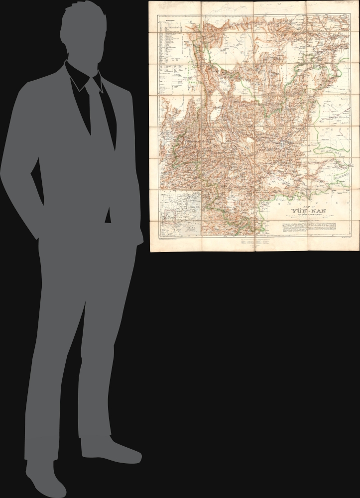 Map of Yün-nan. Topographical Section General Staff, No. 2112. - Alternate View 1