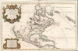 1719 Jaillot Map of North America - last edition!