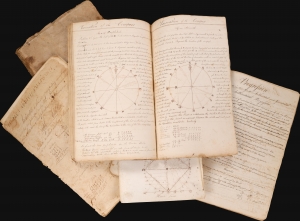 1808-23 Maine Sailor Cypher Lesson Books (Mathematics, Navigation, Banking)