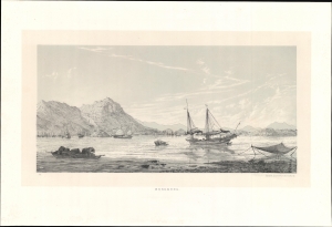 1864 Korn View of Hong Kong Harbor (one of the earliest)