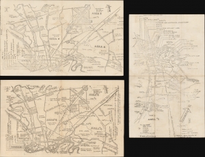 1945 Bachrach Motor Company Map of Manila