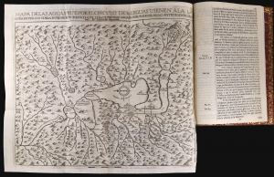 1748 Cuevas 'Valle de Mexico' Book and Map on flood control in Mexico City