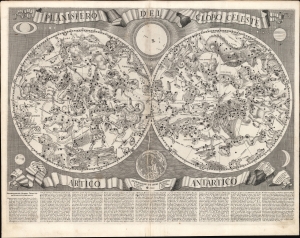 1687 Rossi / Brunacci Celestial Star Chart