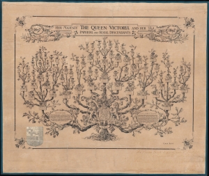 1897 Arros Family Tree of Queen Victoria (Diamond Jubilee)