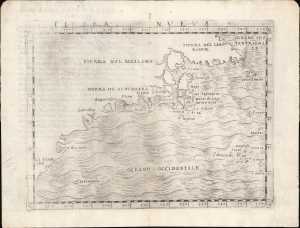 1548 Gastaldi Map of New England