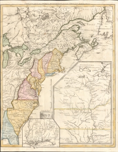 1787 Le Rouge Map of the United States of America