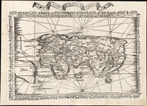 1522 / 1535 Lorenz Fries Map of the World