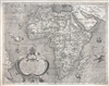 1600 Arnoldo de Arnoldi Lafreri School Map of Africa