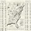 1942 Afro-American Newspapers Travel Map of the Eastern United States